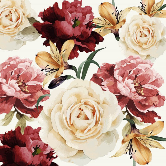 Floral Rhapsody Wallcovering (ART 132)