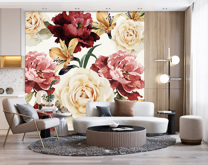 Floral Rhapsody Wallcovering (ART 132)