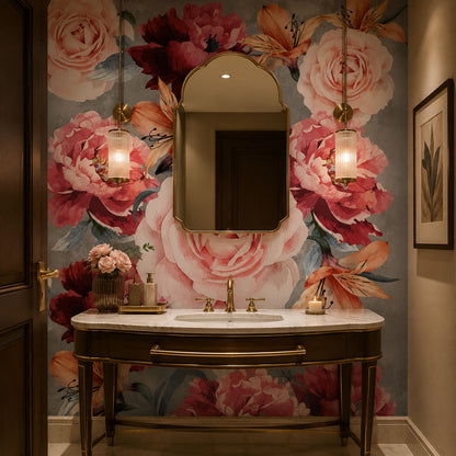 Floral Tapestry Wallcovering (ART 133)