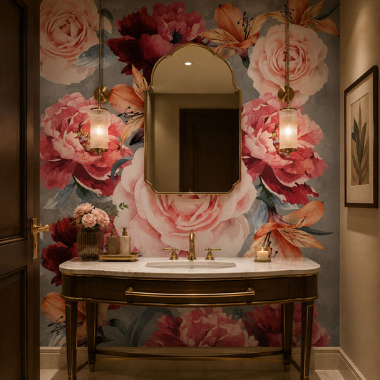 Floral Tapestry Wallcovering (ART 133)