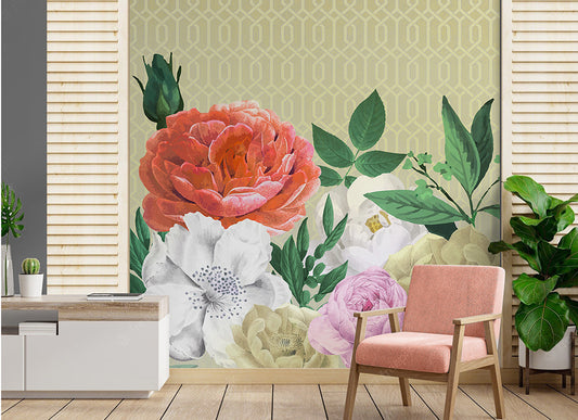 Floral Tapestry Wallcovering (ART 134)
