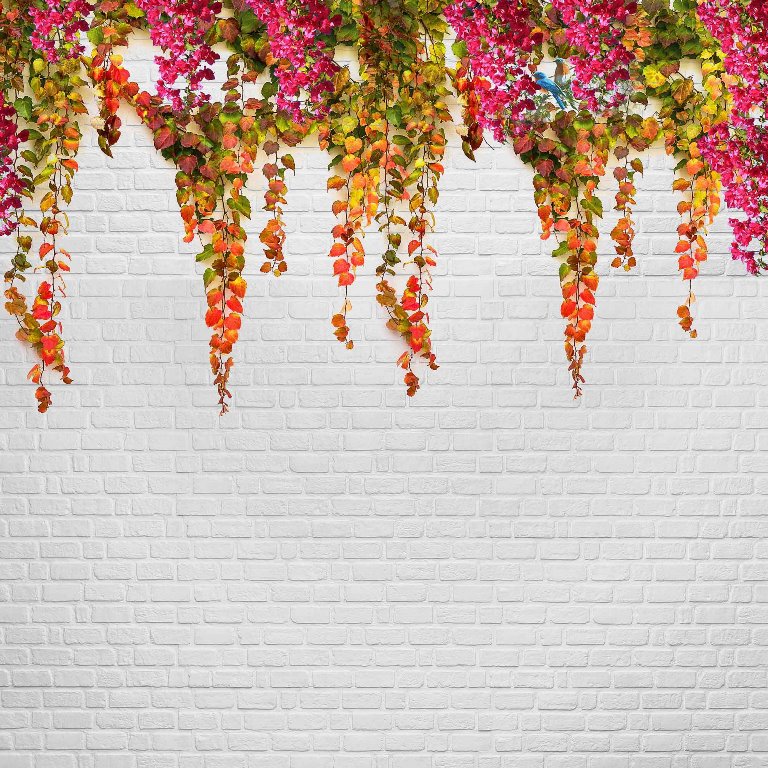 cascading bougainvillea wallcovering (art 135)