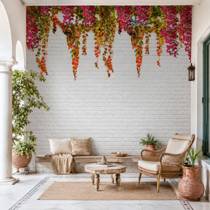 Cascading Bougainvillea Wallcovering (ART 135)