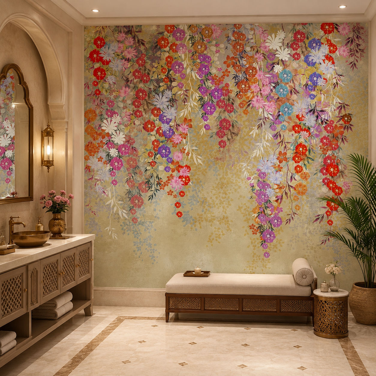 wisteria wonderland wallcovering (art 136)