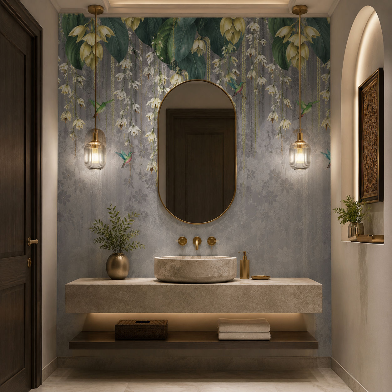 tropical paradise wallcovering (art 138)