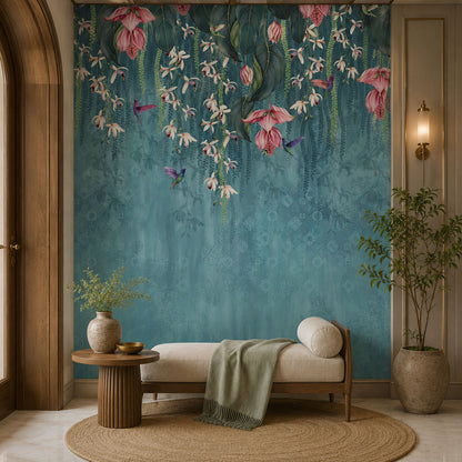 Enchanted Orchid Garden Wallcovering (ART 139)