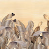 Golden Banana Leaf Wallcovering (ART 140)