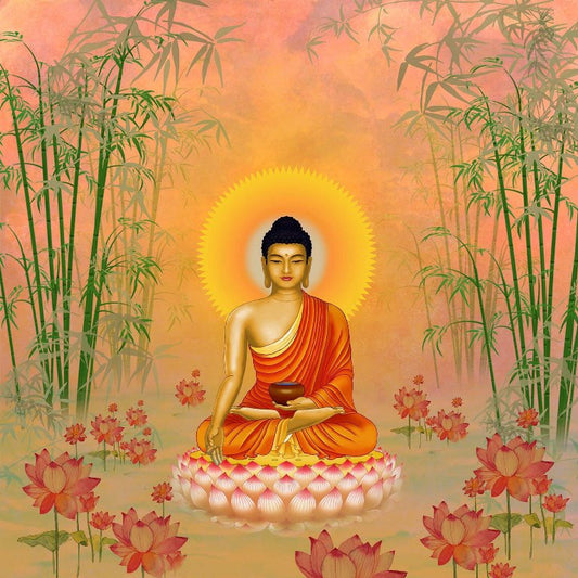 Tranquil Buddha Wallcovering (ART 142)