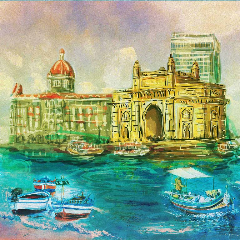 gateway to mumbai wallcovering (art 144)
