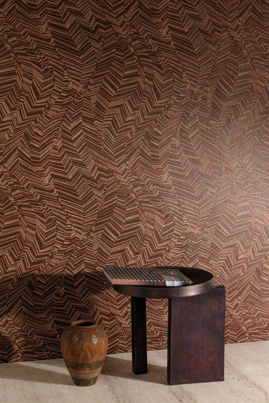 Terracotta Chevron (A 62103)