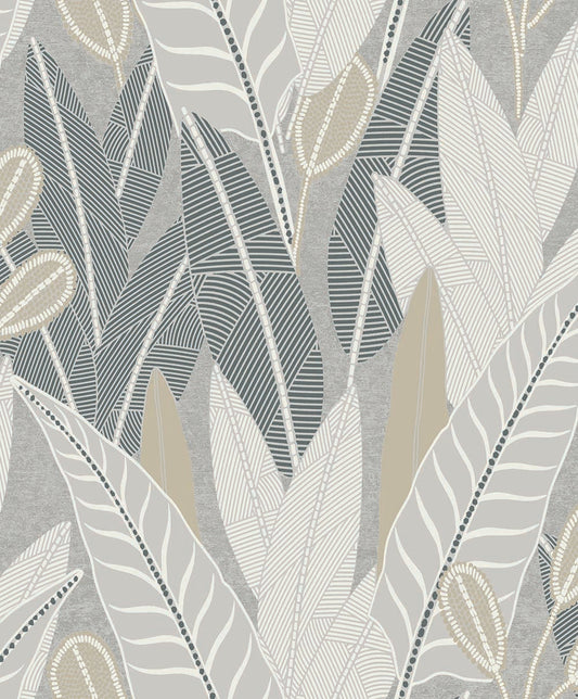 Muted Tropical Abstraction (A 65701)