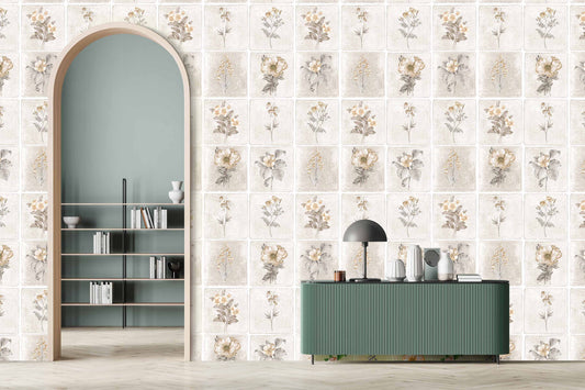 FLORAGRID(Neutral Beige) (BOR 108)