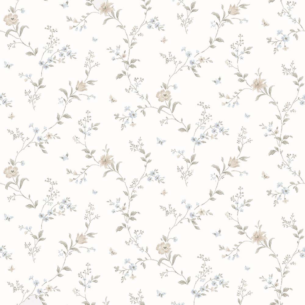 floral cascade (off white) (che 124)