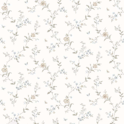 FLORAL CASCADE (Off White) (CHE 124)