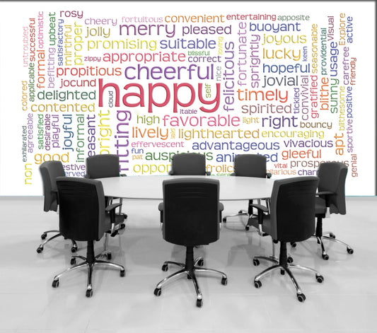 Happiness Word Cloud ( COR 101 )