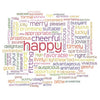 Happiness Word Cloud ( COR 101 )