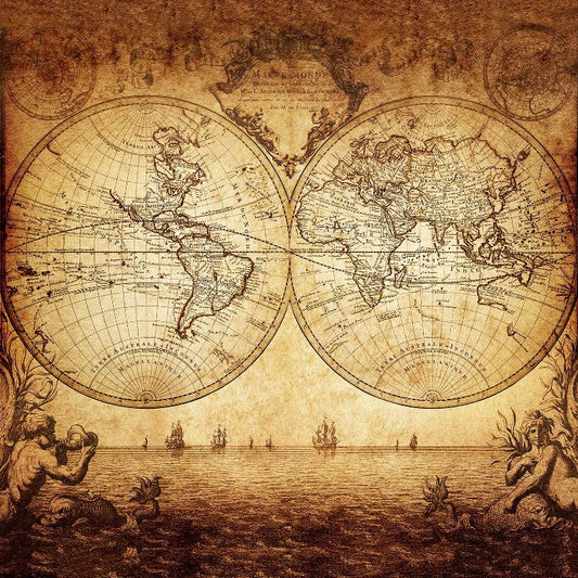 Antique Mappe Monde ( COR 105 )