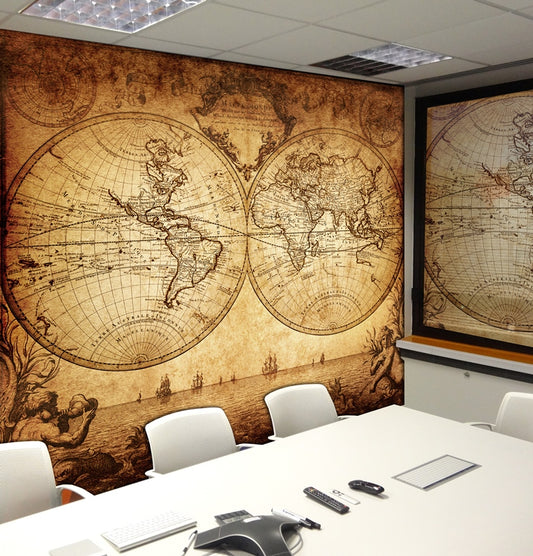 Antique Mappe Monde ( COR 105 )
