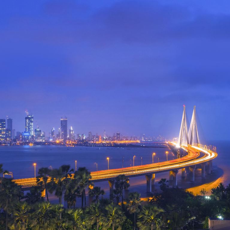 the sea link at dusk ( cor 107 )