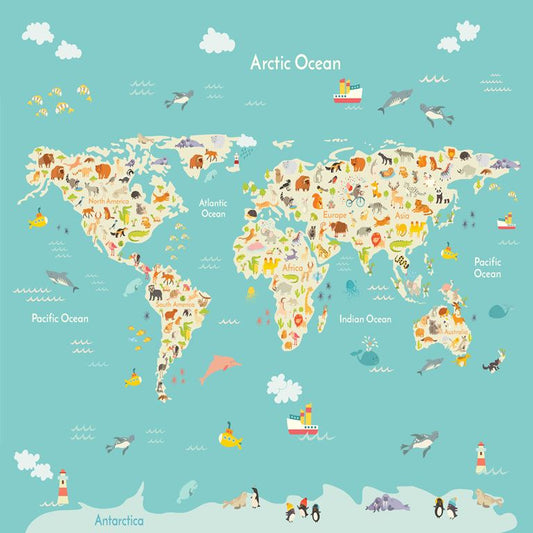 Animal World Map ( COR 164 )