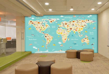 Animal World Map ( COR 164 )