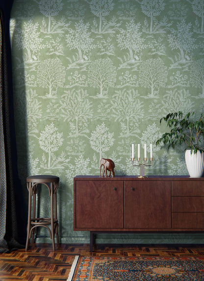 WOODLAND(Tea Green & White) (GDR 110)
