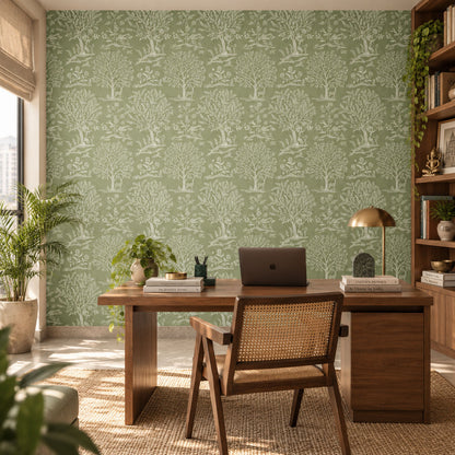 WOODLAND(Tea Green & White) (GDR 110)