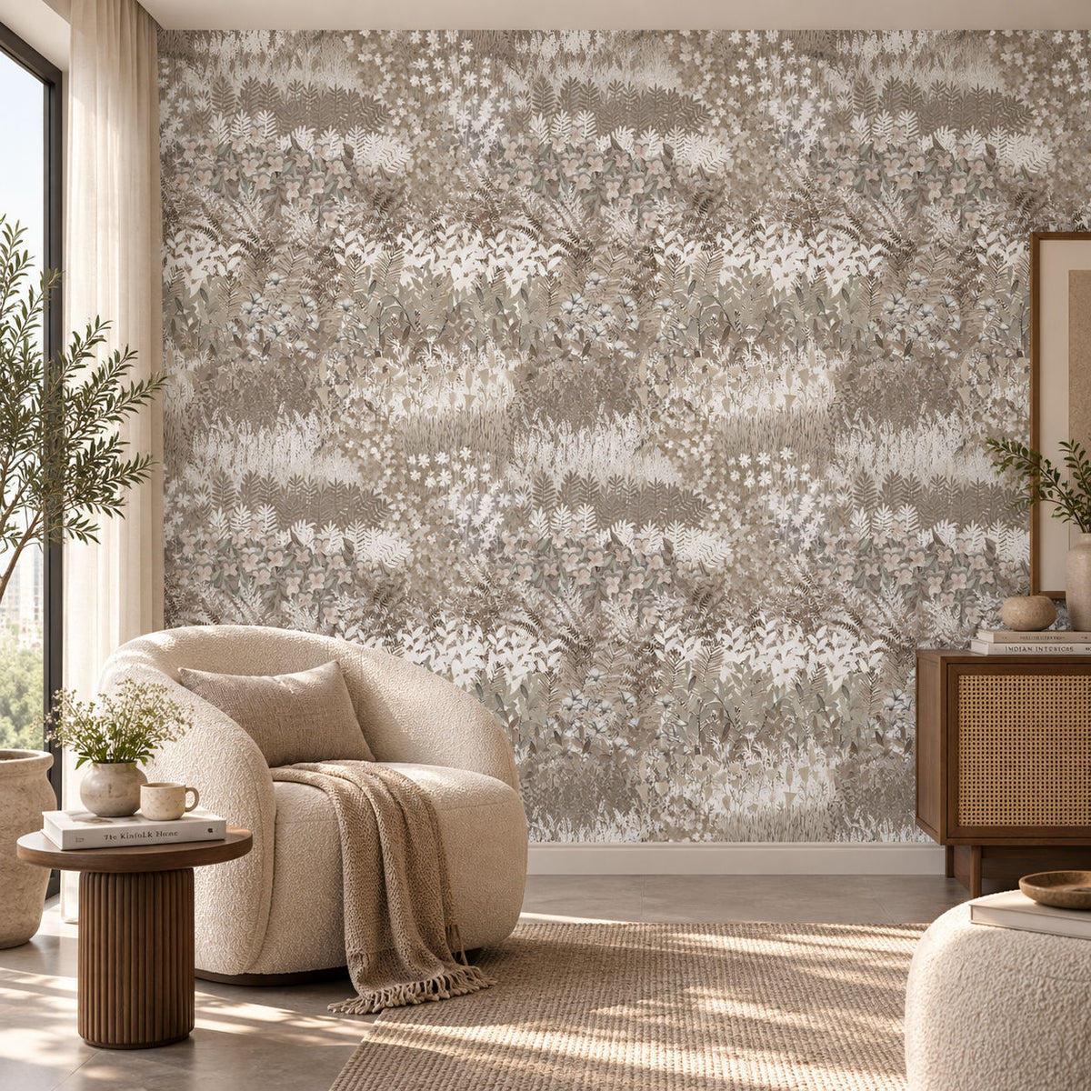 verdure(taupe and off-white) (gdr 147)