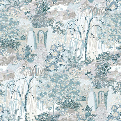 ELYSIA(Teal Blue and Antique Cream) (GDR 151)