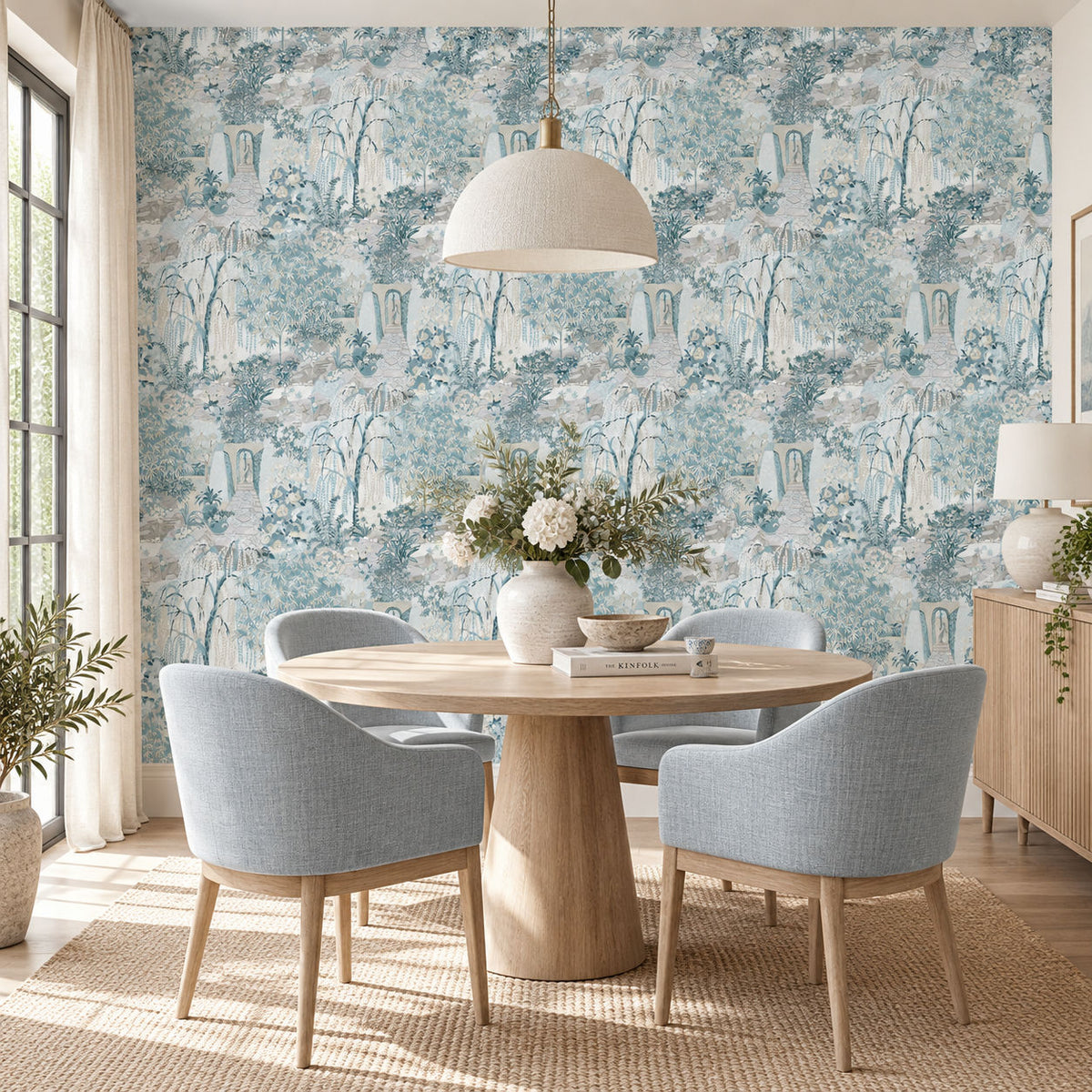 elysia(teal blue and antique cream) (gdr 151)