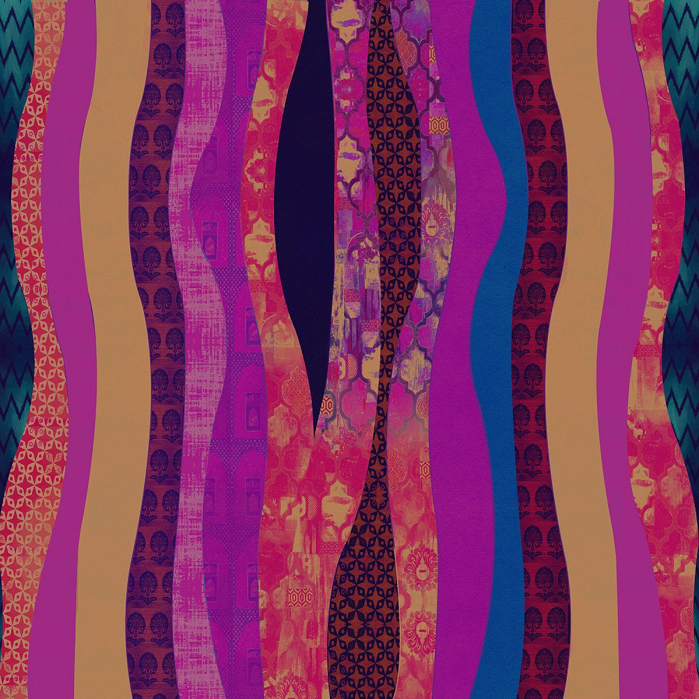 midnight wavy abstract (km 1017)