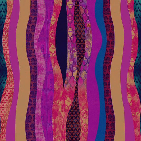 Midnight Wavy Abstract (KM 1017)