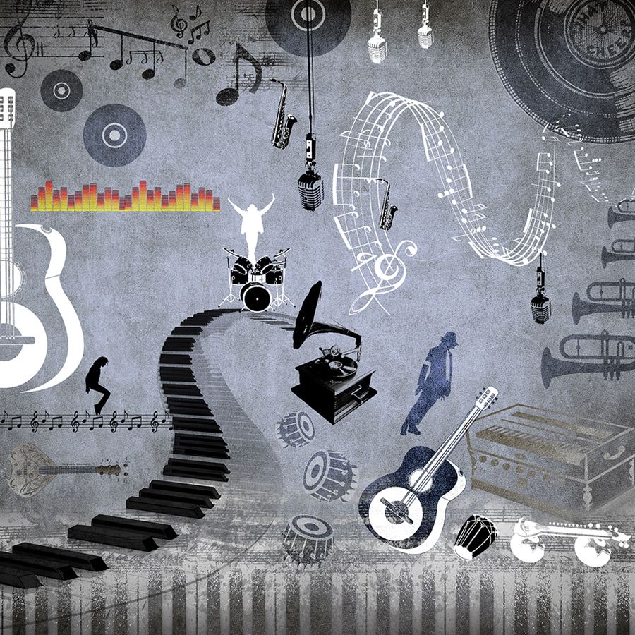 monochrome musical melange (km 1020)