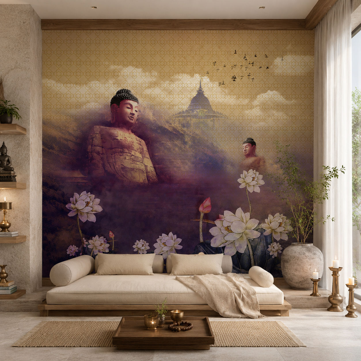 golden zen buddha (km 1031)