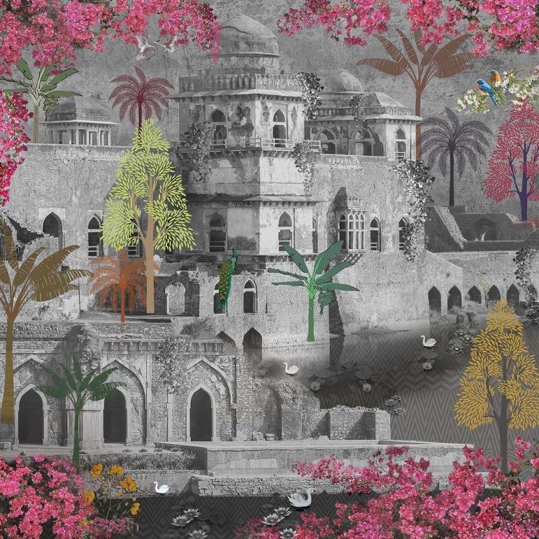 monochrome palace garden (km 1043)