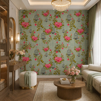 Chinoiserie Cages (Pink) (KM 1053)