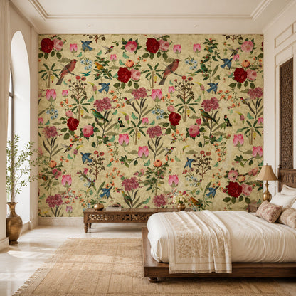 Vintage Aviary (Cream) (KM 3006)