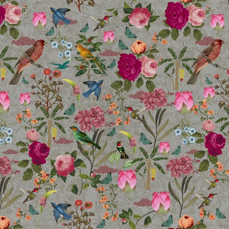 vintage aviary (grey) (km 3007)