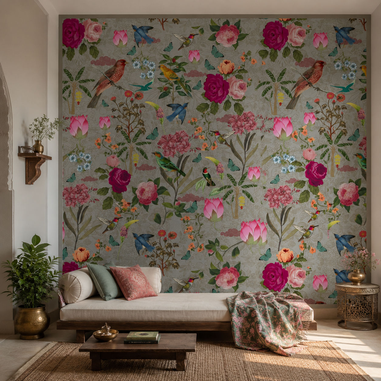vintage aviary (grey) (km 3007)