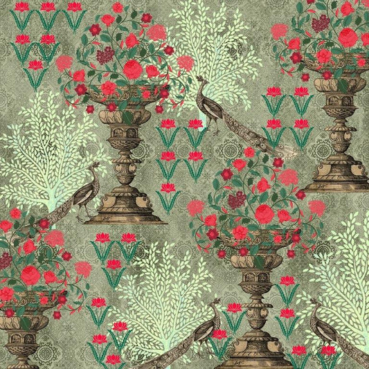 Peacock Garden (Sage) (KM 3009)