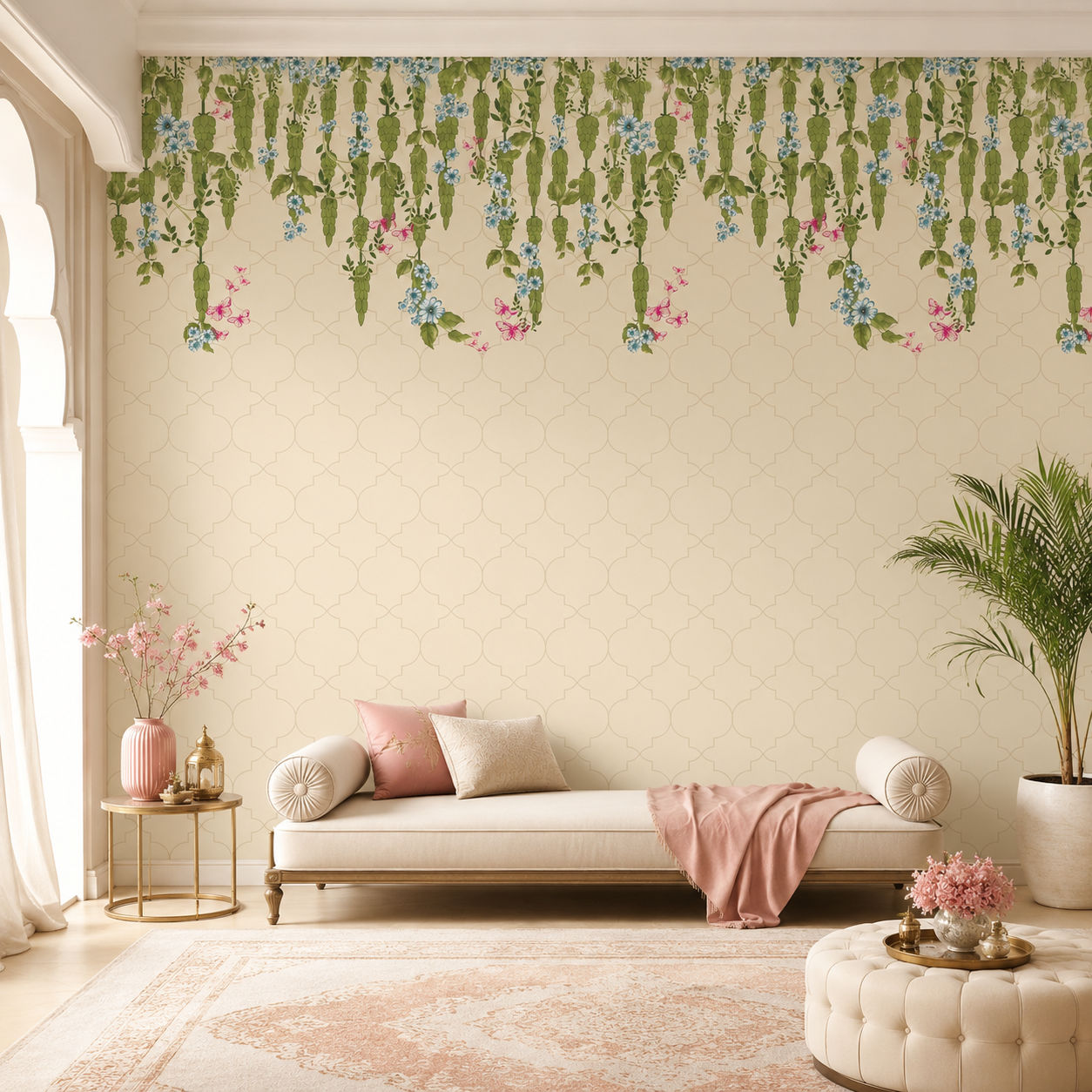 hanging garden (cream) (km 3012)