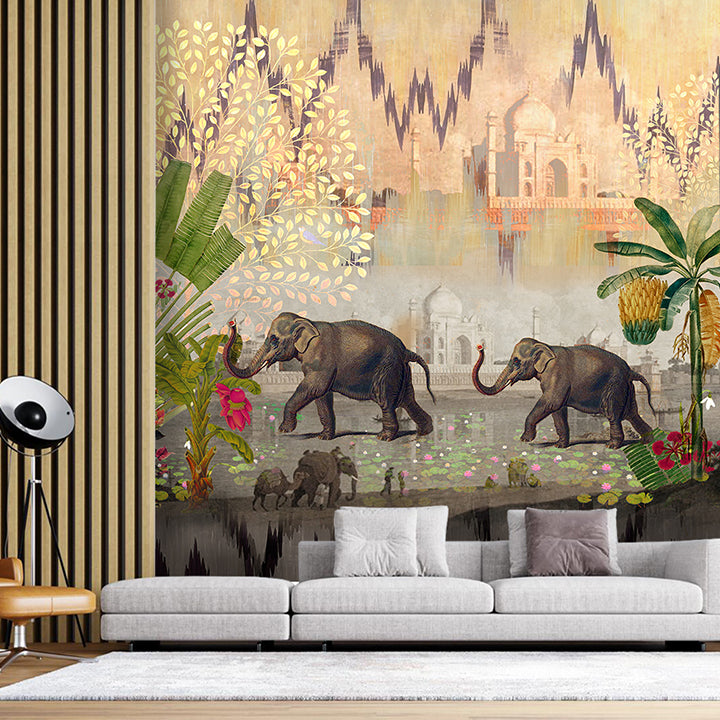 elephants by the taj (km 4001)