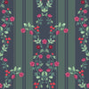 Midnight Floral Stripe (KM 4013)