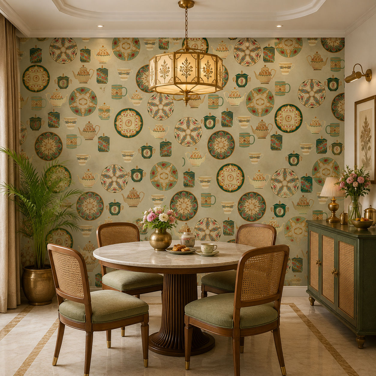 vintage tea party (km 4016)