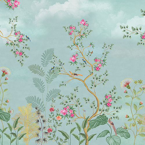 celestial blossom (teal) (km 5006)