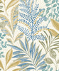 Teal and Gold Abstract Texture (MN 3107)