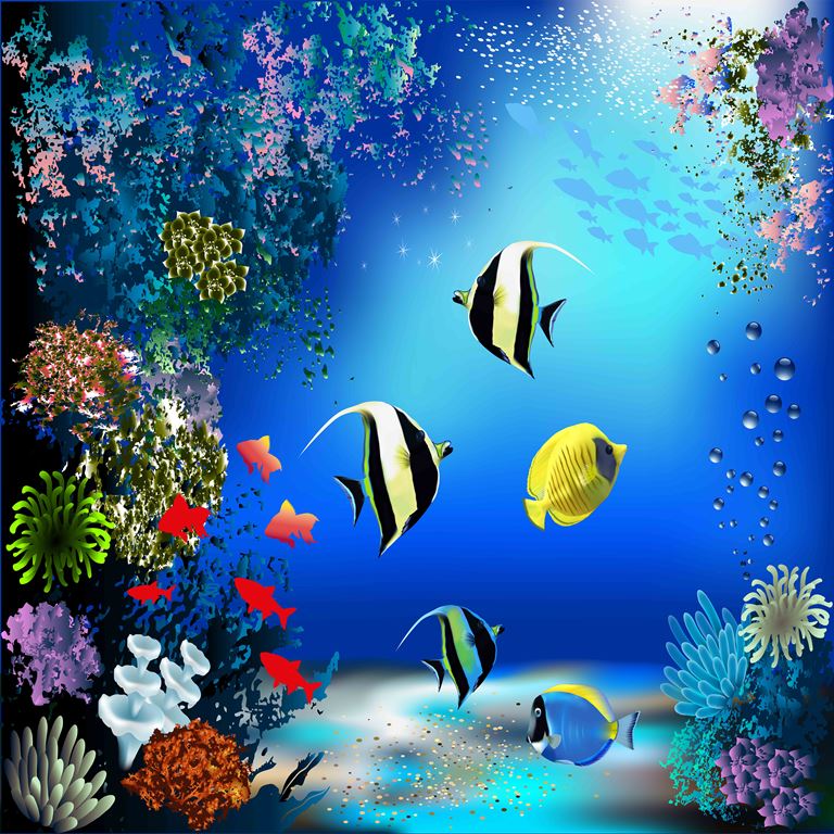 coral reef illustration ( nat 133 )