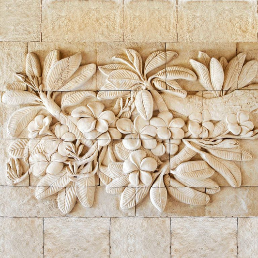 Plumeria Stone Wall ( NAT 148 )