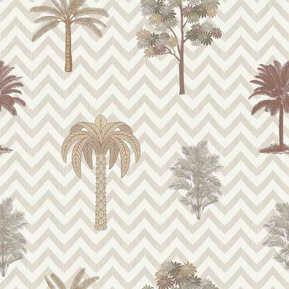 Chevron Tales - Cream (NRV 515)