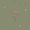 Olive Pome & Prinia Wallpaper (NRV 519)